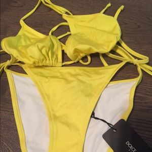 Dolce & Gabbana Yellow Bikini